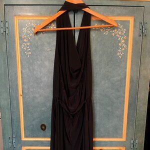 Green halter jumpsuit